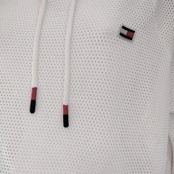 Tommy Hilfiger Sport Mesh Long Sleeve Top Size Med - Picture 3 of 5